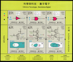 Macau. 2020 Science and Technology. Digital Electronics. MNH