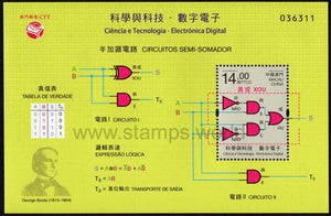 Macau. 2020 Science and Technology. Digital Electronics. MNH