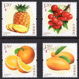 China. 2018 Fruits. MNH