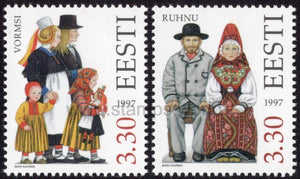 Estonia. 1997 Estonian Folk Costumes. MNH