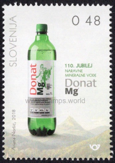 Slovenia. 2018 Donat Mg Natural Mineral Water. MNH