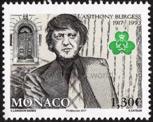 Monaco. 2017 Anthony Burgess. Writer and musician. MNH