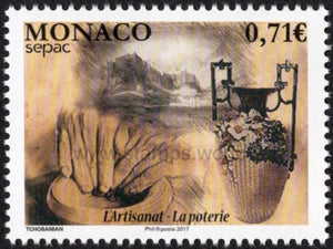 Monaco. 2017 SEPAC. Craftsmanship. MNH