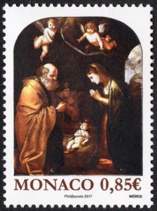 Monaco. 2017 Christmas. MNH