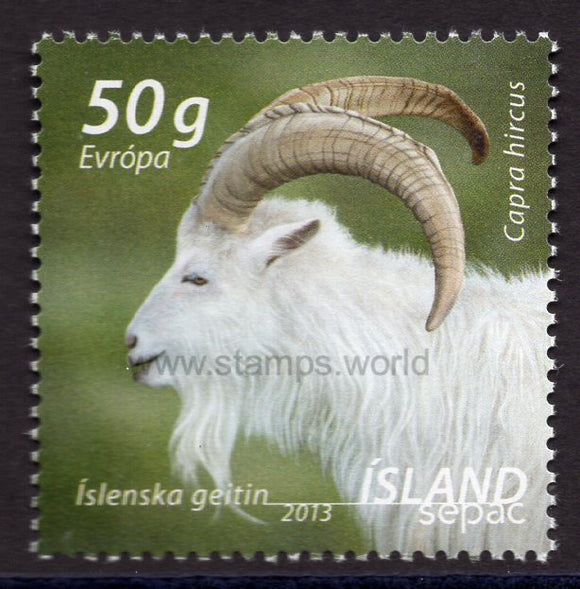 Iceland. 2013 SEPAC. The Icelandic Settlement Goat. MNH