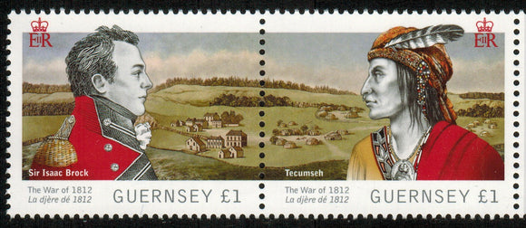 Guernsey. 2012 The War of 1812. MNH