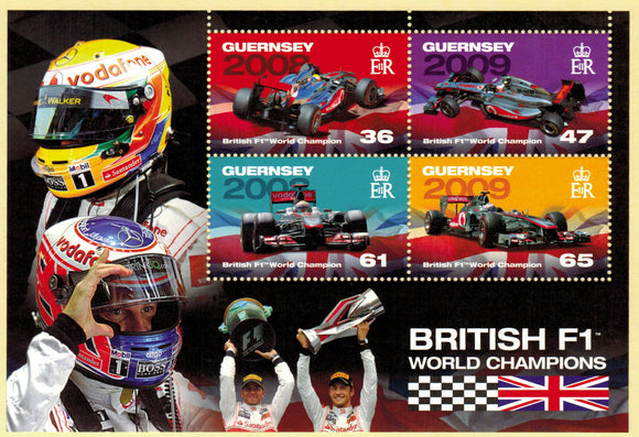 Guernsey. 2011 British F1 World Champions. MNH