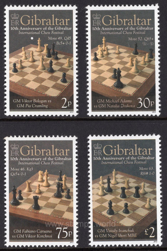 Gibraltar. 2012 International Chess Festival. MNH