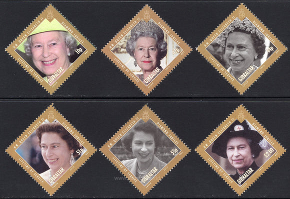 Gibraltar. 2012 Queen Elizabeth II - Lifetime of Service. MNH