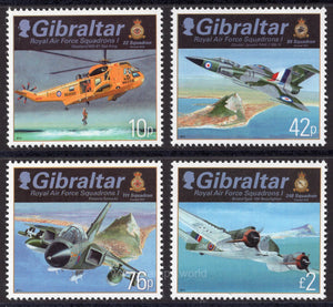 Gibraltar. 2012 Royal Air Force Squadrons. MNH