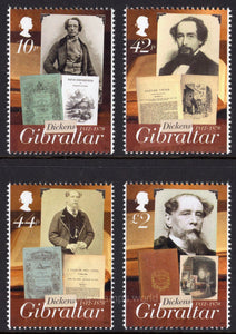 Gibraltar. 2012 Charles Dickens. MNH