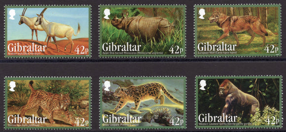 Gibraltar. 2012 Endangered Animals. MNH