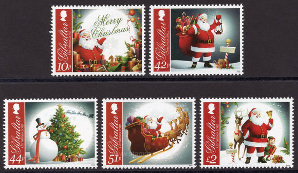 Gibraltar. 2012 Christmas. MNH