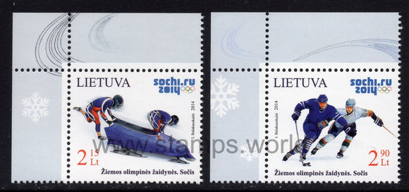 Lithuania. 2014 Winter Olympics Games. Sochi. MNH