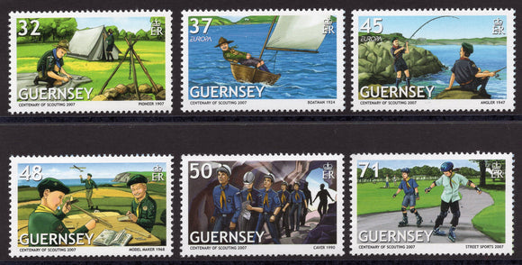 Guernsey. 2007 Europa. Scouting. MNH