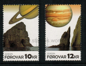 Faroe Islands. 2009 Europa. Astronomy. MNH