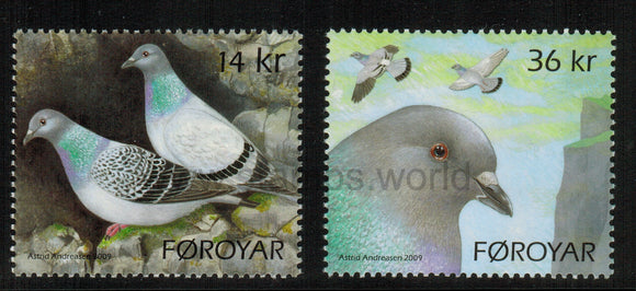 Faroe Islands. 2009 Doves. MNH