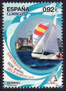 Spain. 2014 Santander ISAF Sailing World Championships 2014. MNH