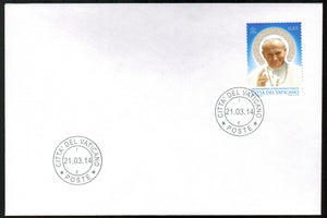 Vatican. 2014 Canonization of John Paul II. FDC