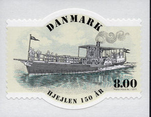 Denmark. 2011 Hjejlen - Paddle Steamer. MNH