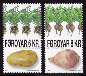 Faroe Islands. 2010 Potatoes and Swedes. MNH