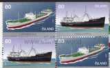 Iceland. 2007 Old Cargo Ships. (4x80 ISK). Booklet