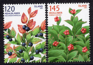 Iceland. 2007 Wild Berries. MNH