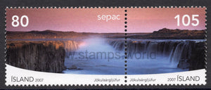 Iceland. 2007 Sepac. National Parks. MNH