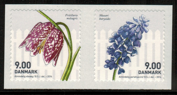 Denmark. 2014 Spring Flowers. MNH