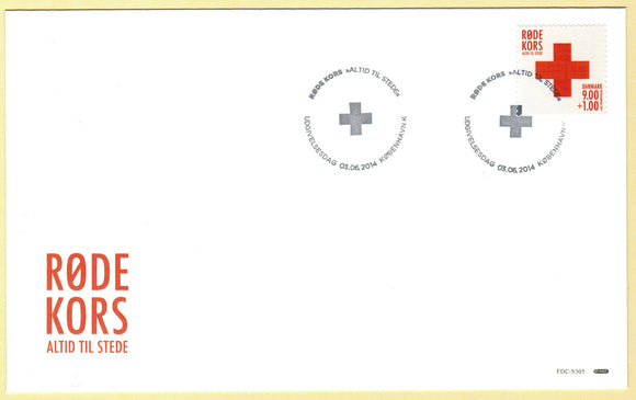 Denmark. 2014 Red Cross. FDC