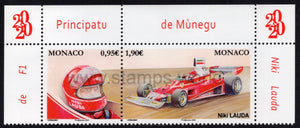 Monaco. 2020 Niki Lauda. Formula 1 Legend. MNH