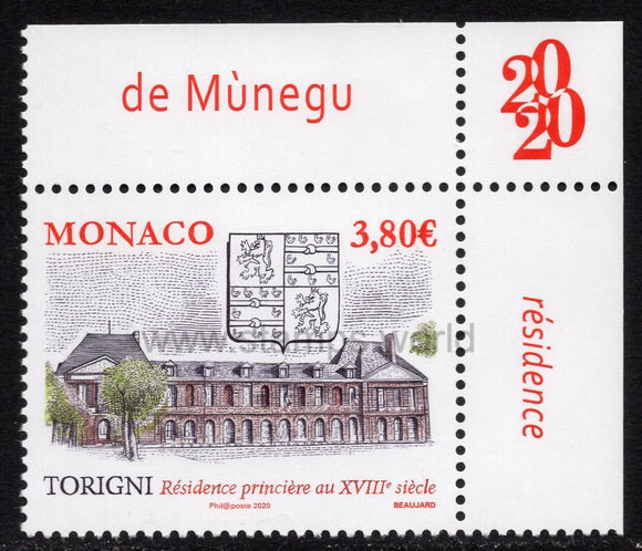 Monaco. 2020 Torigni. MNH