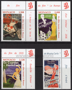 Monaco. 2020 Posters of movies. MNH