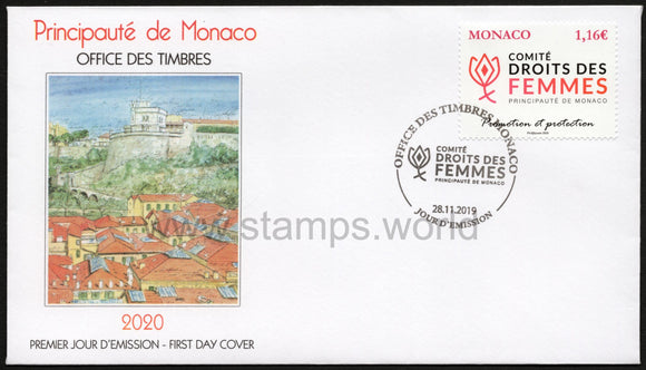 Monaco. 2020 Women's Rights. FDC