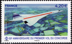 France. 2019 50 Years of First Concorde Flight. MNH