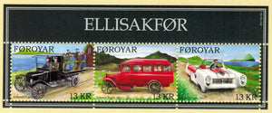 Faroe Islands. 2011 Veteran Cars. MNH