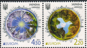 Ukraine. 2011 EUROPA. Forests. MNH