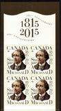 Canada. 2015 Sir John A. Macdonald. Booklet. MNH