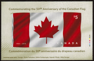 Canada. 2015 The 50th Anniversary of the Canadian Flag.  MNH