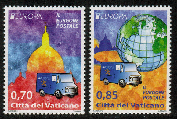 Vatican. 2013 Europa. The Postal Van. MNH