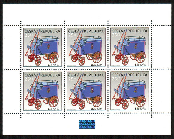 Czech Republic. 2013 Europa. Postal cars. MNH