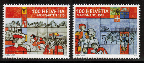 Switzerland. 2015 Historical Events. MNH