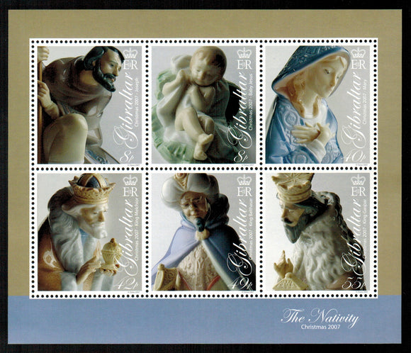 Gibraltar. 2007 Christmas. MNH