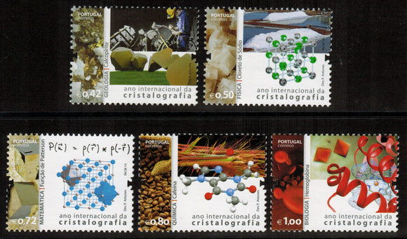 Portugal. 2014 International Year of Crystallography. MNH