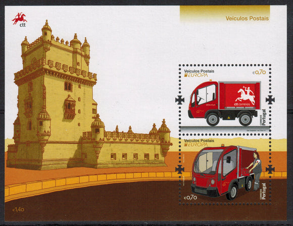 Portugal. 2013 Europa. Postal Vehicles. MNH