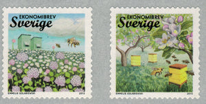 Sweden. 2015 Bees. MNH